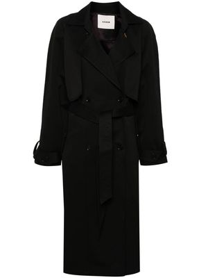 AERON Pippa double-breasted maxi coat - Black