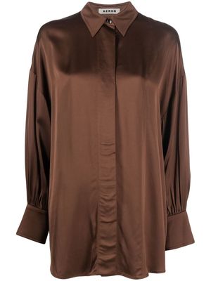 AERON Rennie long sleeve shirt - Brown