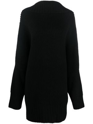 Aeron reverse cut-out knitted jumper - Black