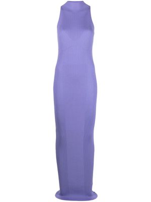 AERON ribbed bodycon dress - Purple