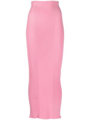 AERON ribbed-knit maxi skirt - Pink