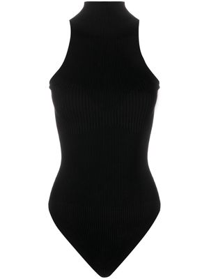 AERON sleeveless ribbed bodysuit - Black