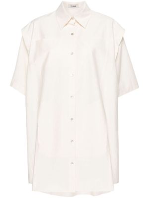 AERON Tamar poplin shirt dress - Neutrals