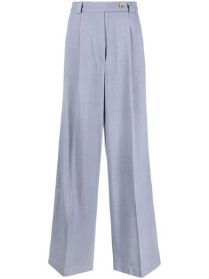 Aeron wide-leg tailored trousers - Blue
