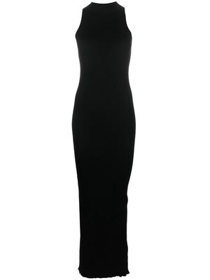 AERON Zero ribbed-knit maxi dress - Black