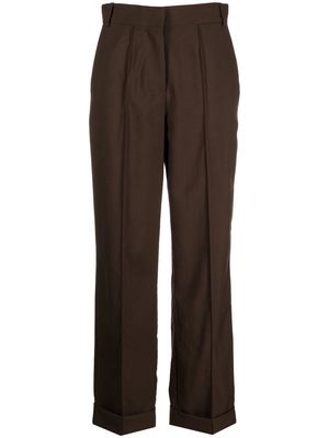 AERON Zima high-waisted trousers - Brown