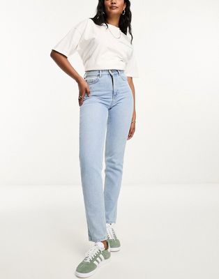 Aeropostale high rise mom jeans in light blue