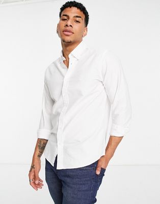 Aeropostale Oxford long sleeve shirt-White