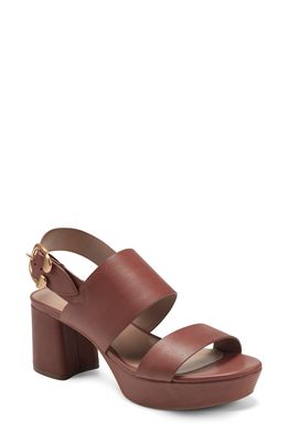 Aerosoles Camera Platform Sandal in Clay Leather