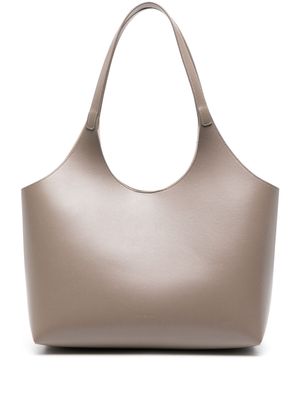 Aesther Ekme Cabas leather shoulder bag - Neutrals