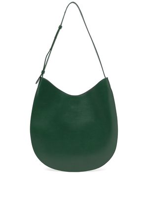 Aesther Ekme logo-embossed Flat shoulder bag - Green