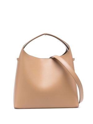 Aesther Ekme square-shape leather tote bag - Neutrals