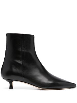 Aeyde 50mm pointed-toe ankle boots - Black