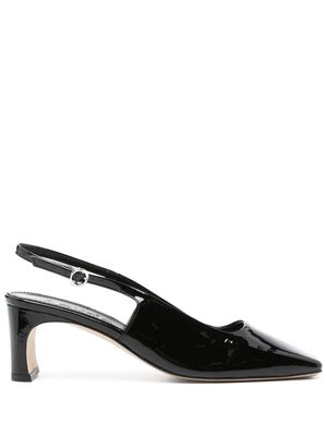 Aeyde 60mm patent leather pumps - Black