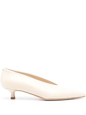 Aeyde Clara 45mm leather pumps - Pink