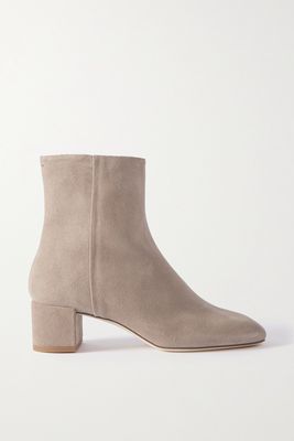 aeyde - Linn Suede Ankle Boots - Neutrals