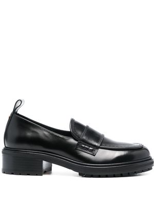 Aeyde Ruth 40mm leather loafers - Black