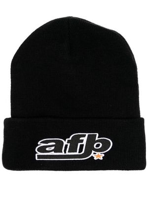 AFB Icon logo-embroidered beanie - Black