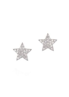 Affair 14K Yellow Gold & 0.24 TCW Diamond Mini Infinity Star Earrings