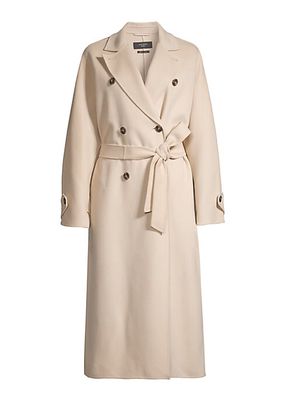 Affetto Wool-Blend Trench Coat