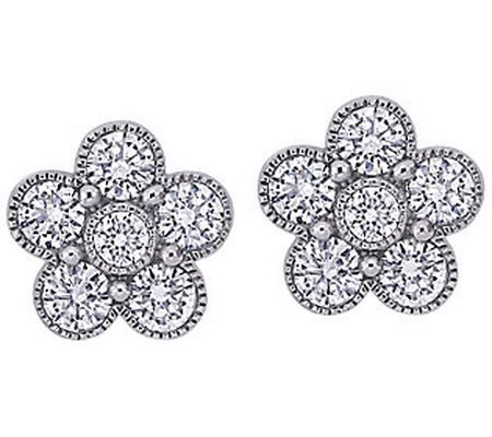 Affinity 9/10 cttw Diamond Stud Earrings, 14K