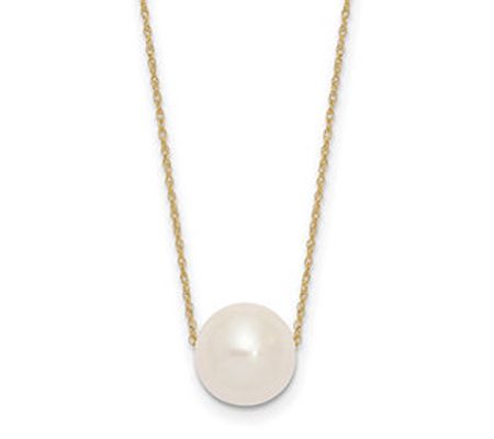 Affinity Cultured Pearl Rope Chain Necklace, 14 K Gold