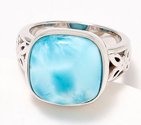 Affinity Gems Cushion Cut Gemstone Ring, Sterling Silver