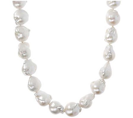Affinity Sterling Silver Cultured Pearl 18" Nec klace