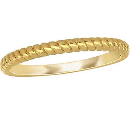 Affinity Twist Design Wedding Band Ring, 14K Go ld