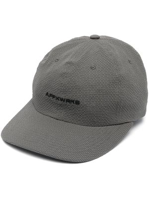 Affix logo-embroidered cap - Grey