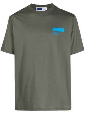Affix logo-print cotton T-shirt - Green