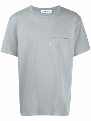 Affix logo-print stretch-cotton T-shirt - Grey