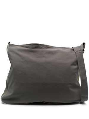 Affix panelled shoulder bag - Grey