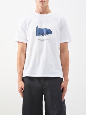 Affxwrks - Doors Organic-cotton T-shirt - Mens - White