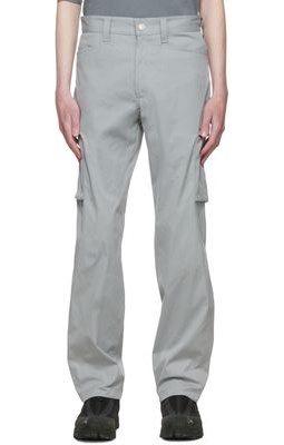 AFFXWRKS Gray Tapered Fit Cargo Pants