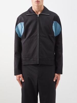 Affxwrks - Work Panelled Ripstop Jacket - Mens - Black Blue
