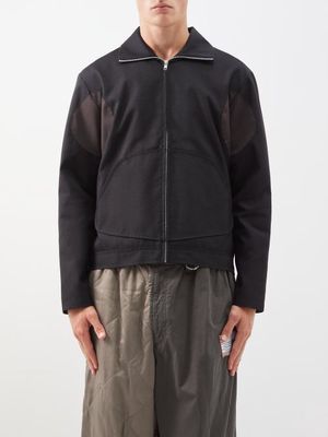 Affxwrks - Work Panelled Ripstop Jacket - Mens - Black Brown