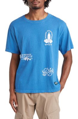 Afield Out Flow Graphic T-Shirt in Blue