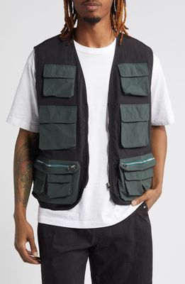 Afield Out Langley Multipocket Vest in Black