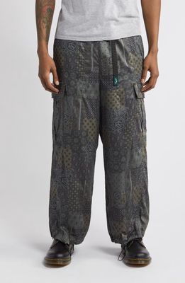 Afield Out Paisley Utility Pants in Grey 