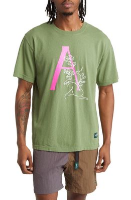 Afield Out Thorn Graphic T-Shirt in Sage
