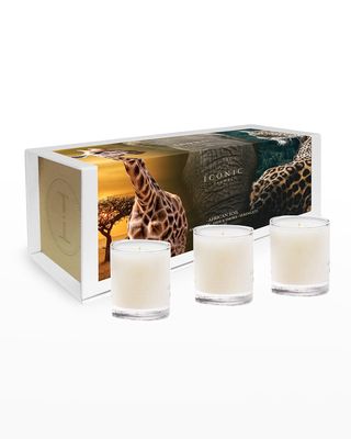 African Soil Candle Gift Set, 3 x 3 oz.