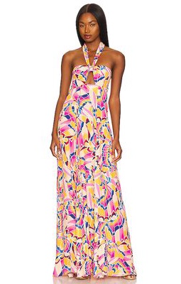 AFRM Emerson Maxi Dress in Pink