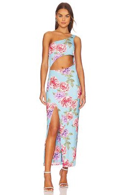 AFRM Lumi Maxi Dress in Baby Blue
