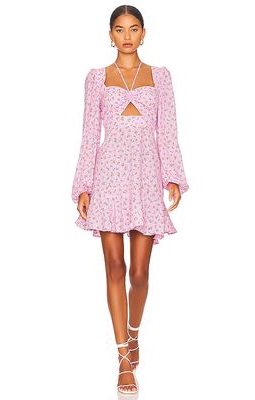 AFRM x REVOLVE Paulina Mini Dress in Lavender