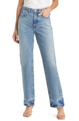 AG Alexxis High Waist Straight Leg Jeans in 17 Years West Lake