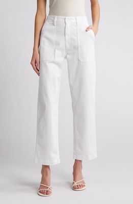 AG Analeigh High Waist Jeans in Cloud White