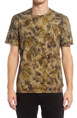 AG Bryce Slim Fit Graphic T-Shirt in Hidden Bloom Green Multi