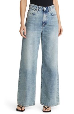 AG Deven High Waist Wide Leg Jeans in Nomad