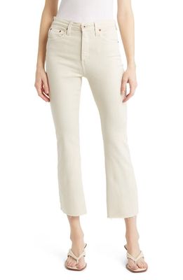 AG Farrah Crop Bootcut Jeans in Ivory Clay